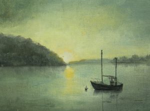 Navesink River With Boat